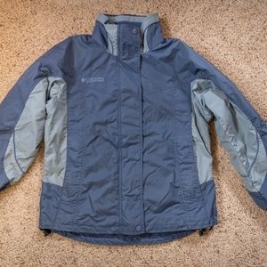 Columbia Blue Grey Calais Peak Winter 3-in-1 Coat